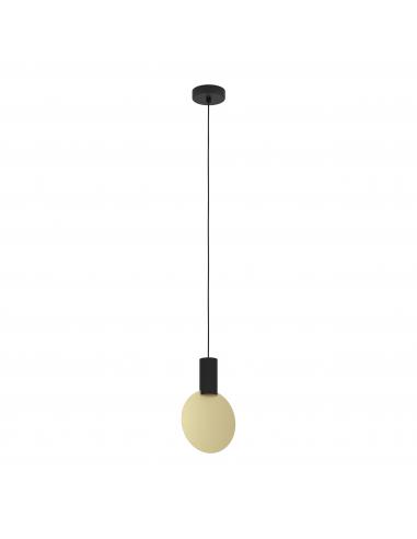 Lámpara colgante GU10 acero negro oro - Eglo Sarona