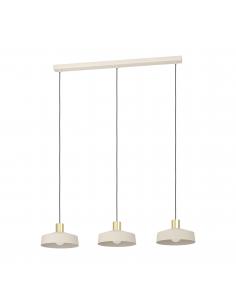 Valdiola 3-light steel pendant lamp - EGLO Valdiola