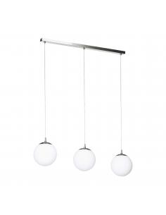 3-light pendant lamp matte white glass - EGLO Rondo