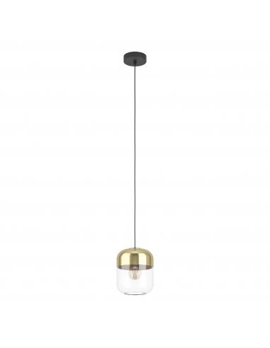 Crystal pendant lamp with gold steel - EGLO Maryvilla