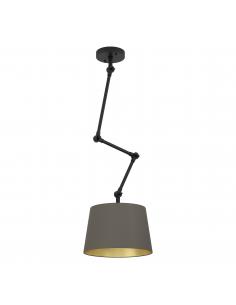 Cappuccino textile mobile ceiling lamp - EGLO Pistunio