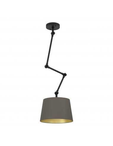 Cappuccino textile mobile ceiling lamp - EGLO Pistunio