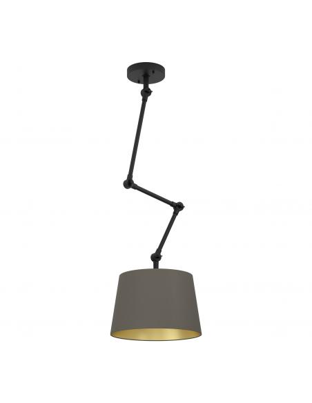 Cappuccino textile mobile ceiling lamp - EGLO Pistunio