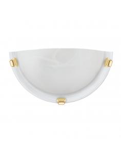 EGLO 7187 - SALOME Living Room Lamp in Brass Steel and Alabaster Glass