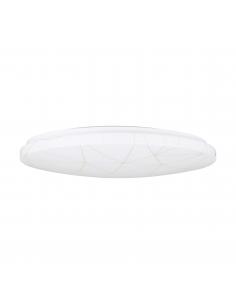 Round white LED ceiling light with gold Ø38 cm - EGLO Ren