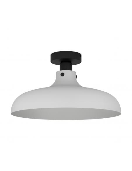 Lámpara de techo acero gris vintage - Eglo Matlock