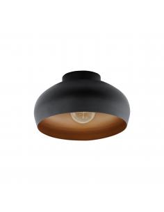 Lámpara de techo acero negro cobre - Eglo Mogano2