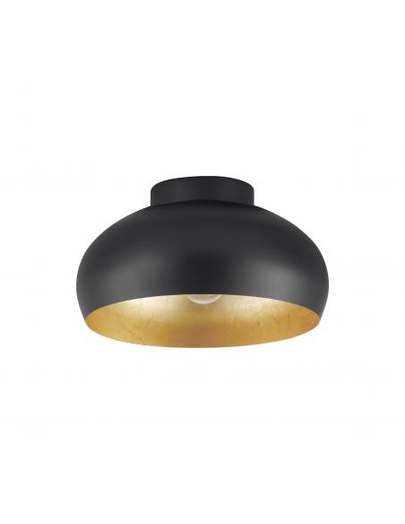 Lámpara de techo acero negro dorado - Eglo Mogano2
