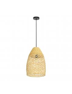 Natural wood pendant lamp - EGLO Sambucona