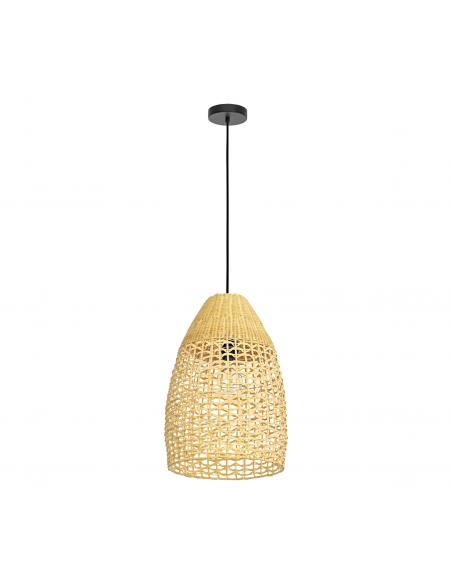 Natural wood pendant lamp - EGLO Sambucona