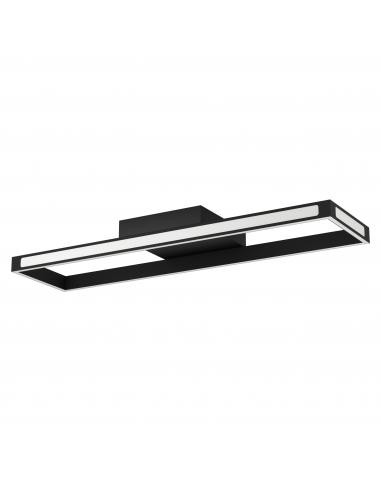 Smart black LED ceiling lamp - EGLO Salvilanasz