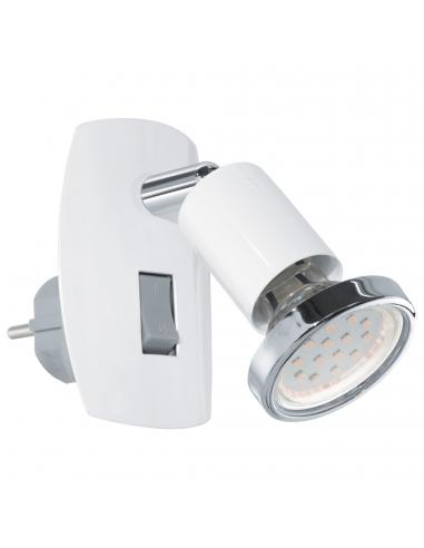 EGLO 92925 - MINI 4 Lámpara de Salón en Acero blanco, cromo