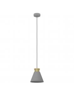 Gray and gold steel pendant lamp - EGLO Twick