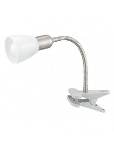 EGLO 92932 - DAKAR 3 LED Clip Lamp in Acrylic, silver steel, chrome and Acrylic