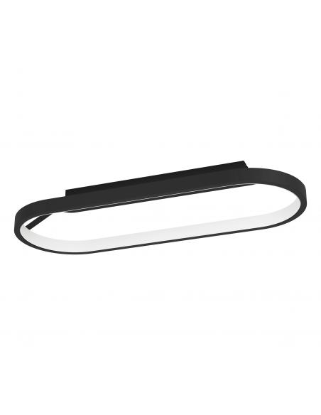 Minimalist black LED ceiling lamp - EGLO Codriales