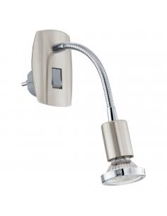 EGLO 92933 - MINI 4 Living Room Lamp in Matte Nickel-Steel, Chrome