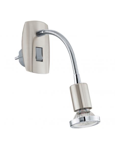 EGLO 92933 - MINI 4 Living Room Lamp in Matte Nickel-Steel, Chrome