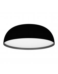 Smart black LED ceiling light Ø40 cm - EGLO Tollosz