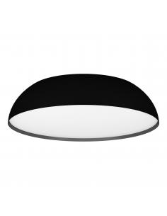 Smart black LED ceiling light Ø55 cm - EGLO Tollosz
