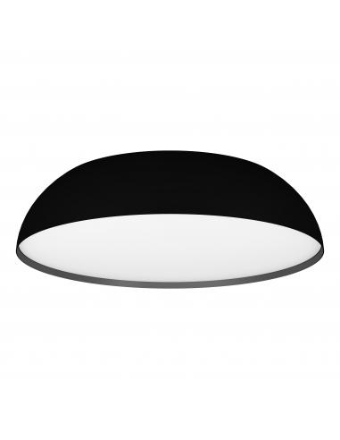 Smart black LED ceiling light Ø55 cm - EGLO Tollosz