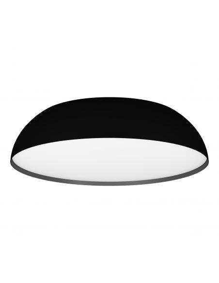 Smart black LED ceiling light Ø55 cm - EGLO Tollosz