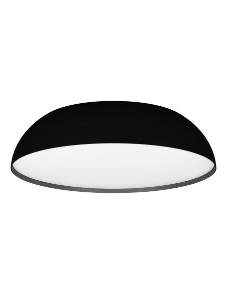 Plafón LED negro inteligente Ø55 cm - Eglo Tollosz
