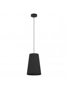 Black textile pendant lamp - EGLO Petrosa