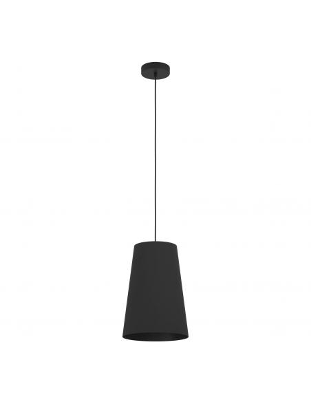 Black textile pendant lamp - EGLO Petrosa