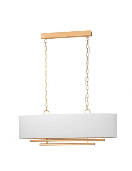 4-light hanging lamp textile - EGLO Pinetara