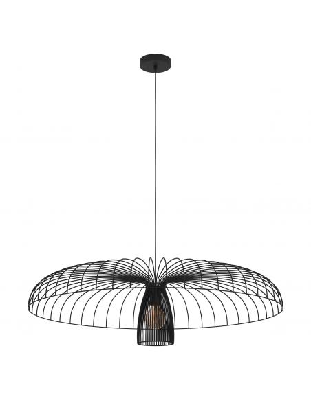 Lámpara colgante acero negro - Eglo Champerico