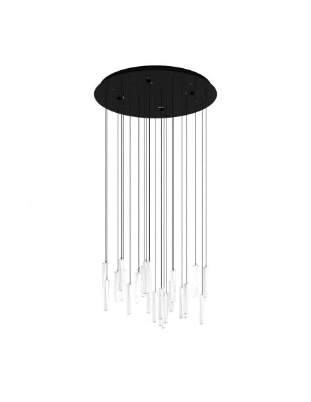 Ceiling lamp 6 LED lights white glass - EGLO Sardenara