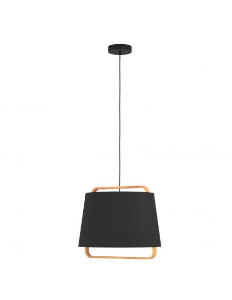 Black textile pendant lamp - EGLO Camaloza