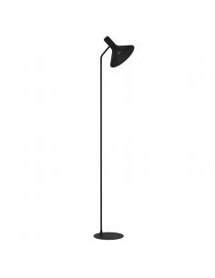 Black steel floor lamp - EGLO Morescana