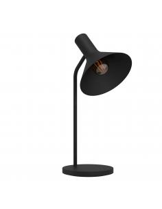 Lámpara de mesa acero negro - Eglo Morescana