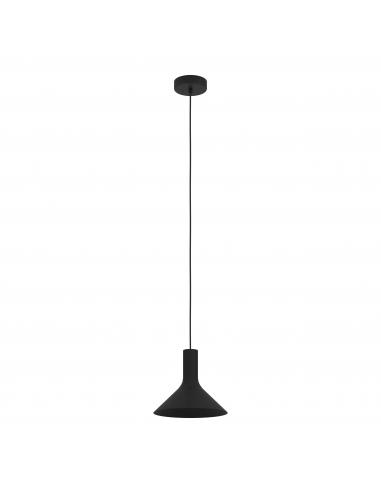 Lámpara colgante acero negro - Eglo Morescana