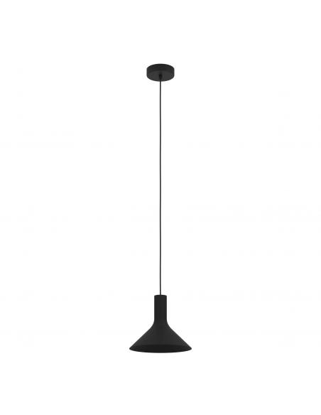 Lámpara colgante acero negro - Eglo Morescana