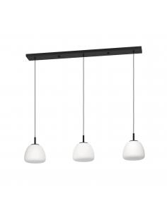 3-light hanging lamp white glass - EGLO Balmes