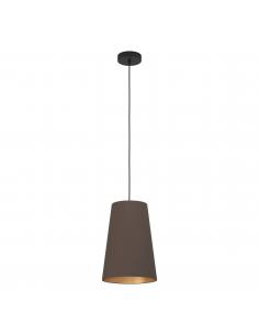 Black textile pendant lamp - EGLO Petrosa