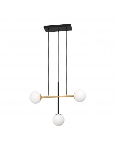 Matte opal crystal pendant lamp - EGLO Paz