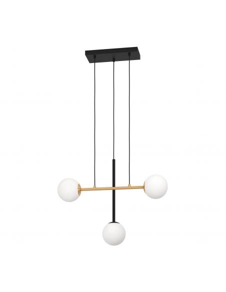 Matte opal crystal pendant lamp - EGLO Paz