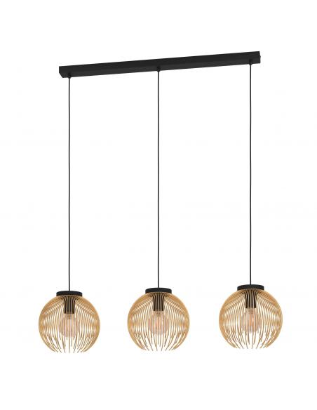 3-light pendant lamp gold steel - EGLO Venezuela