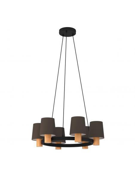 Original tricolor 6-light pendant lamp - EGLO Edale