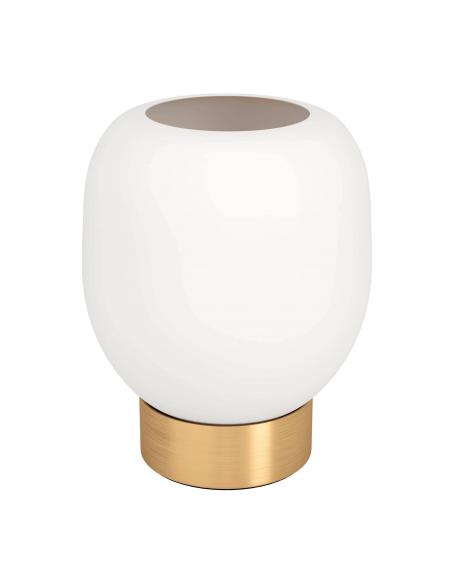 Gold table lamp with matte glass - EGLO Manzanares