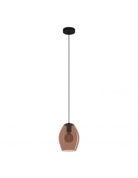 Brown crystal pendant lamp - EGLO Estanys1