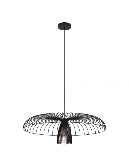 Black steel pendant lamp - EGLO Champerico