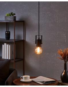 Black steel pendant lamp - EGLO Calari 2