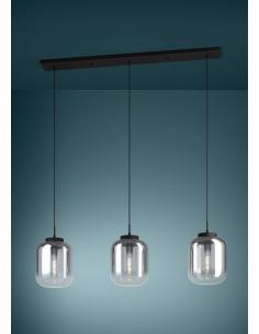 Hanging lamp 3 lights mirrored glass - EGLO Bulciago 2