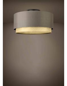 Cappuccino ceiling lamp with wood - EGLO Marchena 2