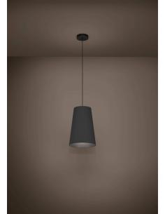 Black textile pendant lamp - EGLO Petrosa 2