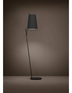 Black textile floor lamp - EGLO Petrosa 2